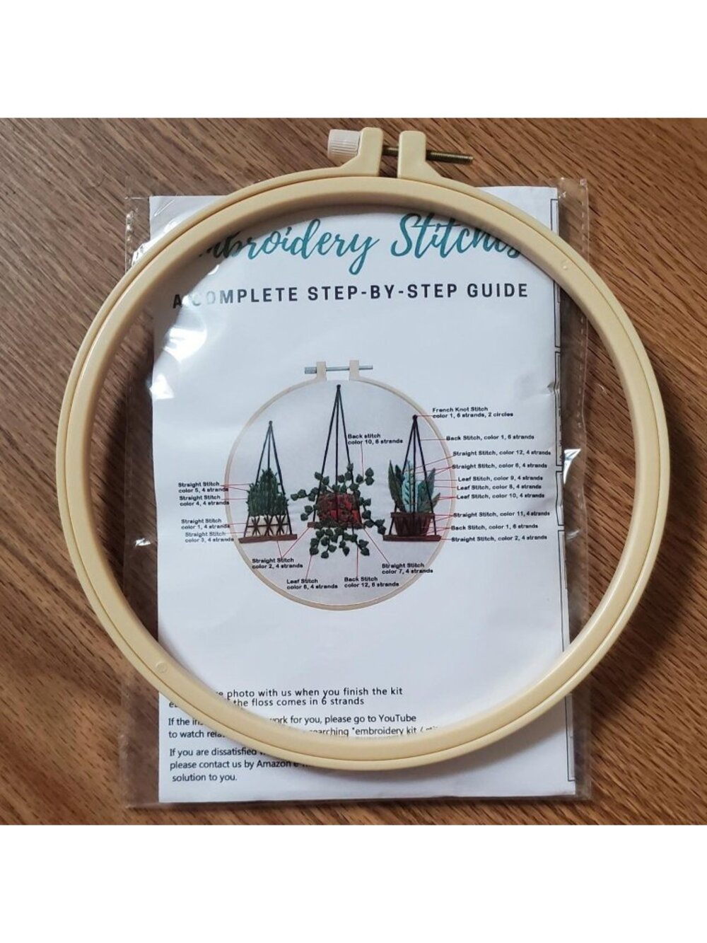 Louise maelys hanging planter embroidery
